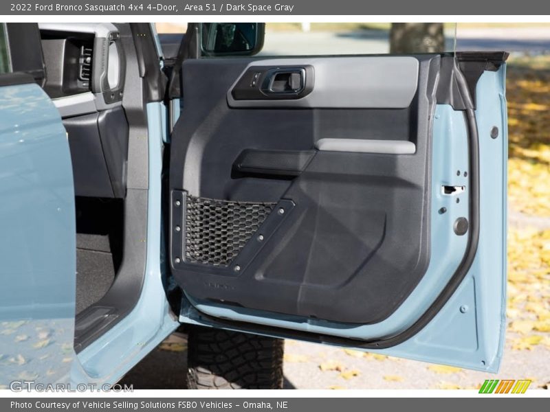 Door Panel of 2022 Bronco Sasquatch 4x4 4-Door