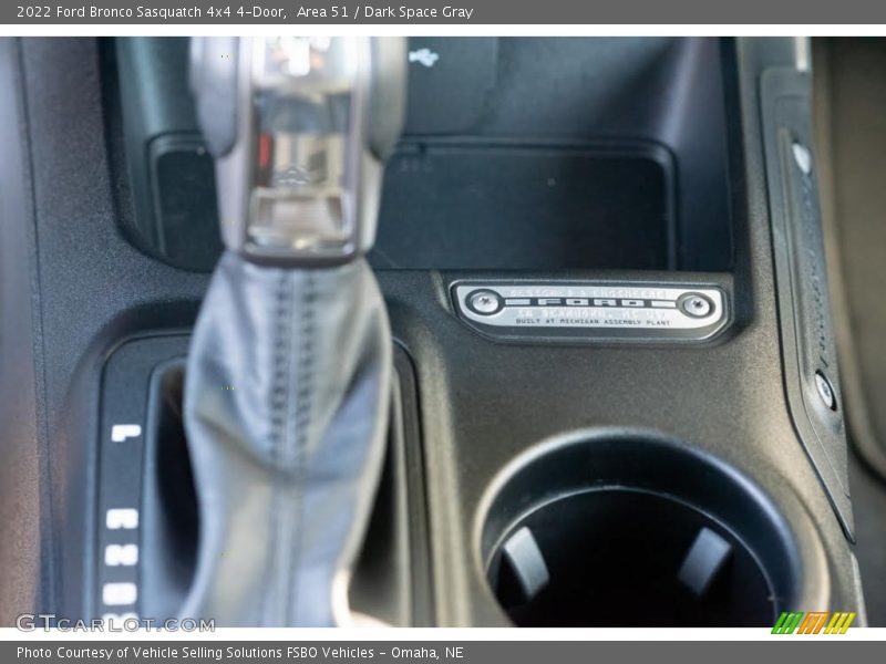 Area 51 / Dark Space Gray 2022 Ford Bronco Sasquatch 4x4 4-Door