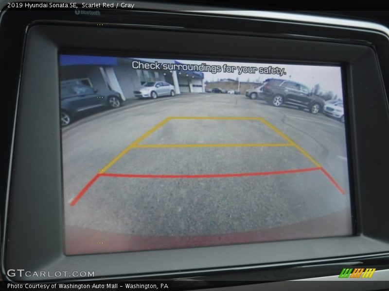 Scarlet Red / Gray 2019 Hyundai Sonata SE
