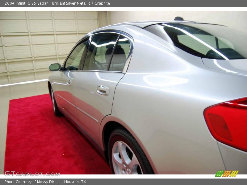 Brilliant Silver Metallic / Graphite 2004 Infiniti G 35 Sedan