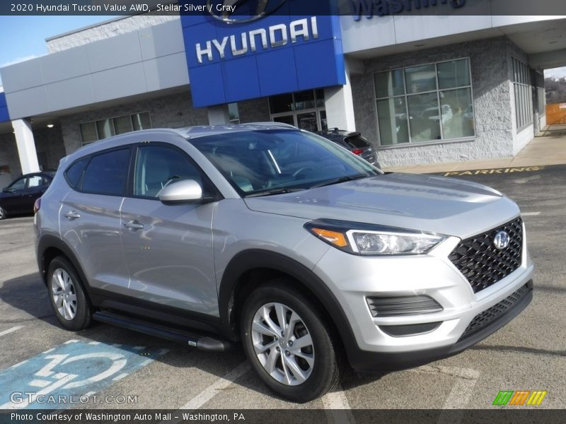 Stellar Silver / Gray 2020 Hyundai Tucson Value AWD