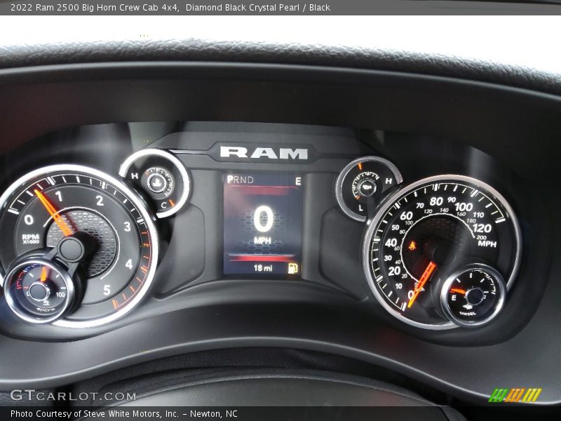  2022 2500 Big Horn Crew Cab 4x4 Big Horn Crew Cab 4x4 Gauges