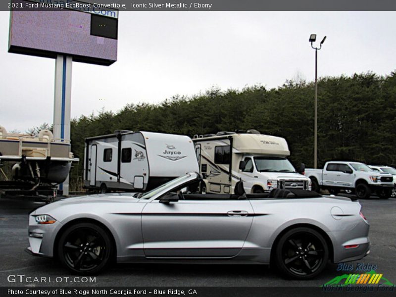  2021 Mustang EcoBoost Convertible Iconic Silver Metallic