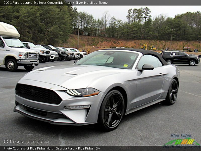  2021 Mustang EcoBoost Convertible Iconic Silver Metallic