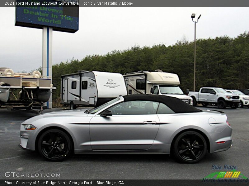  2021 Mustang EcoBoost Convertible Iconic Silver Metallic