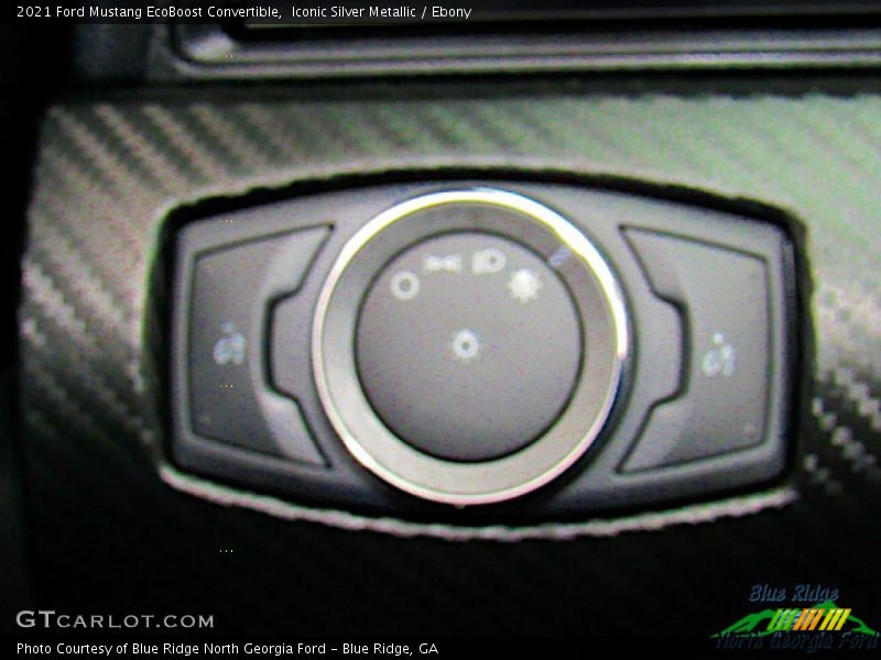 Iconic Silver Metallic / Ebony 2021 Ford Mustang EcoBoost Convertible