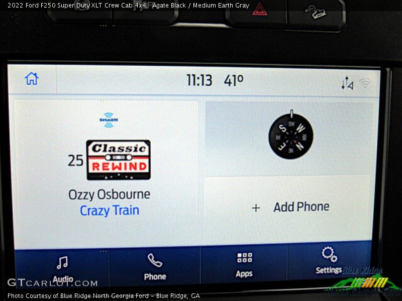 Agate Black / Medium Earth Gray 2022 Ford F250 Super Duty XLT Crew Cab 4x4