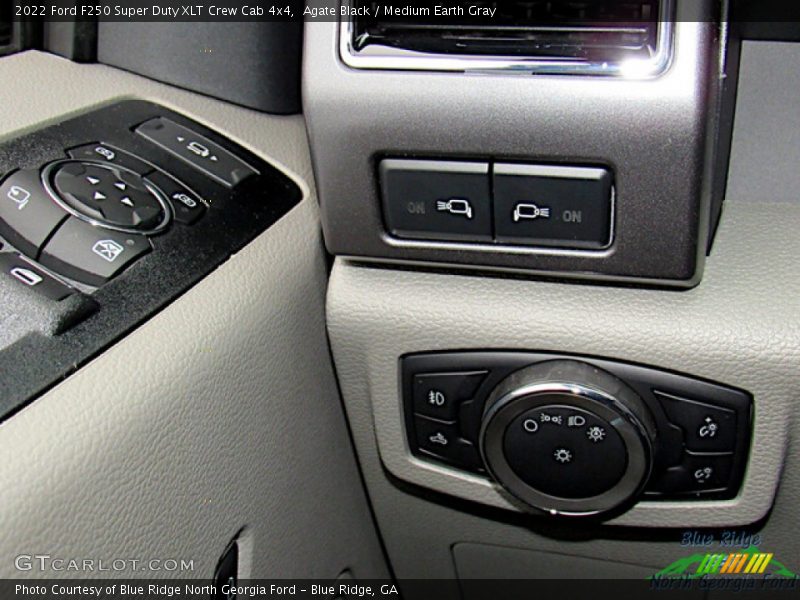 Agate Black / Medium Earth Gray 2022 Ford F250 Super Duty XLT Crew Cab 4x4