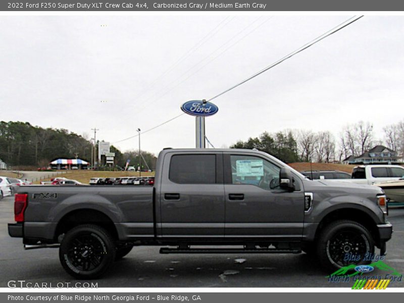 Carbonized Gray / Medium Earth Gray 2022 Ford F250 Super Duty XLT Crew Cab 4x4