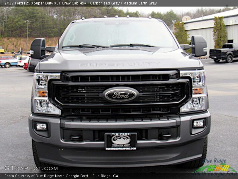 Carbonized Gray / Medium Earth Gray 2022 Ford F250 Super Duty XLT Crew Cab 4x4