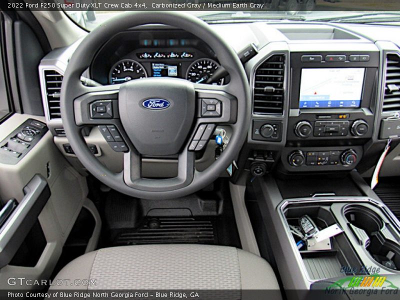 Carbonized Gray / Medium Earth Gray 2022 Ford F250 Super Duty XLT Crew Cab 4x4
