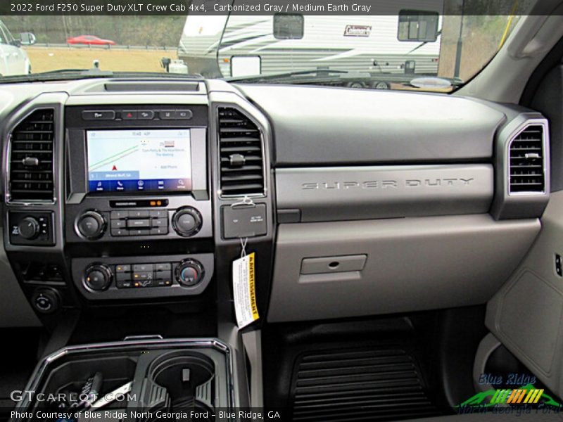 Carbonized Gray / Medium Earth Gray 2022 Ford F250 Super Duty XLT Crew Cab 4x4