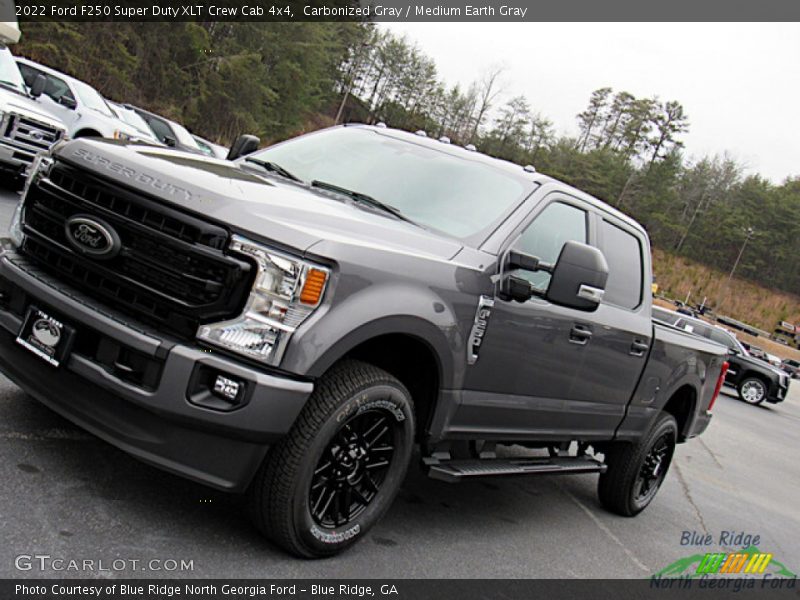 Carbonized Gray / Medium Earth Gray 2022 Ford F250 Super Duty XLT Crew Cab 4x4