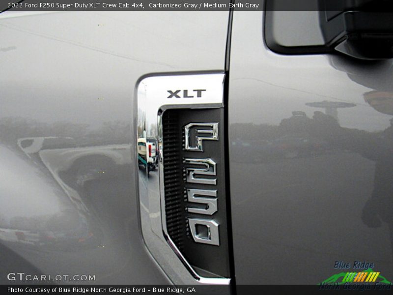 Carbonized Gray / Medium Earth Gray 2022 Ford F250 Super Duty XLT Crew Cab 4x4