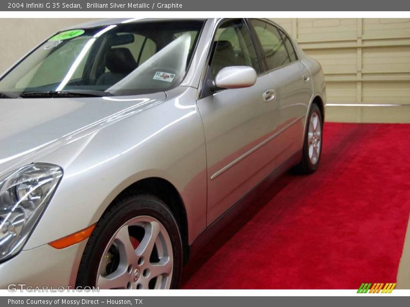 Brilliant Silver Metallic / Graphite 2004 Infiniti G 35 Sedan