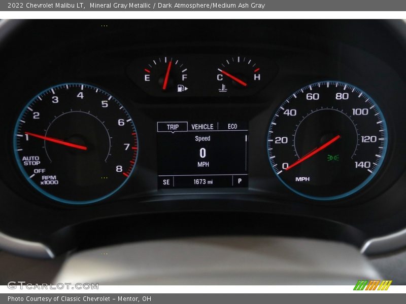 Mineral Gray Metallic / Dark Atmosphere/Medium Ash Gray 2022 Chevrolet Malibu LT