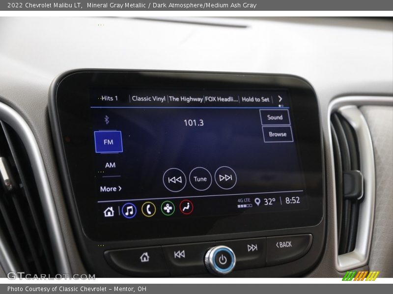 Mineral Gray Metallic / Dark Atmosphere/Medium Ash Gray 2022 Chevrolet Malibu LT