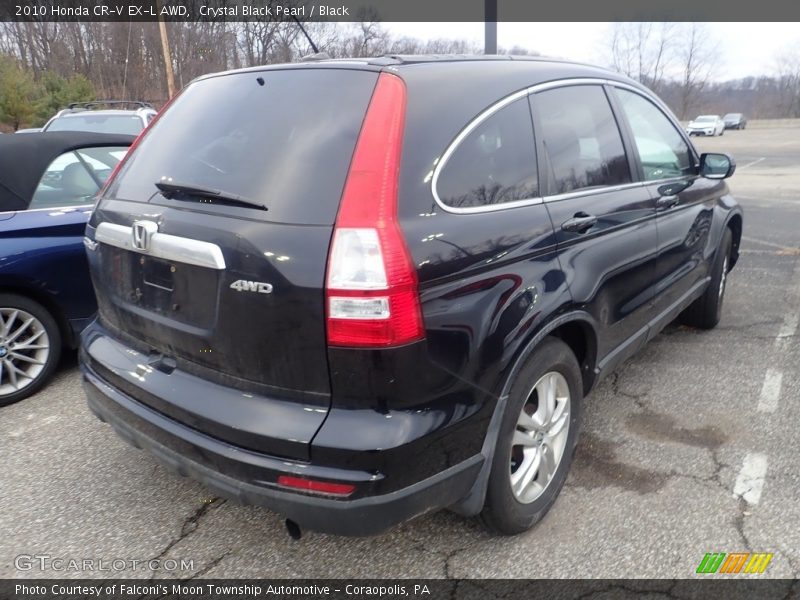 Crystal Black Pearl / Black 2010 Honda CR-V EX-L AWD