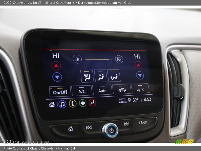 Mineral Gray Metallic / Dark Atmosphere/Medium Ash Gray 2022 Chevrolet Malibu LT