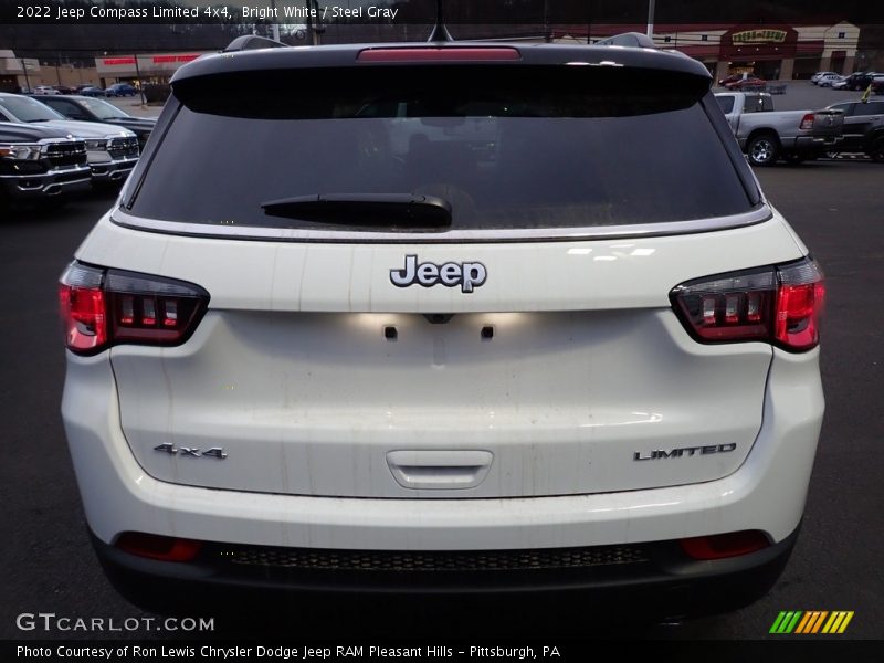 Bright White / Steel Gray 2022 Jeep Compass Limited 4x4