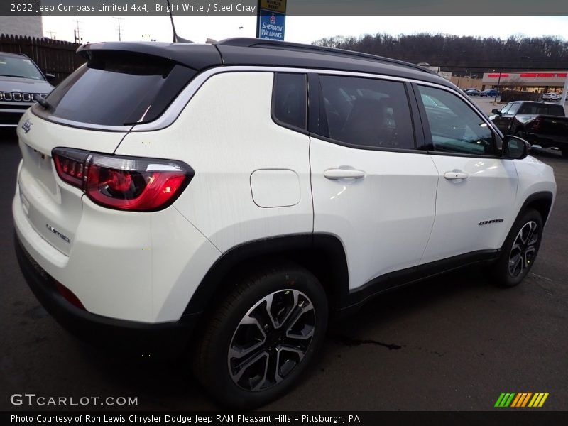 Bright White / Steel Gray 2022 Jeep Compass Limited 4x4