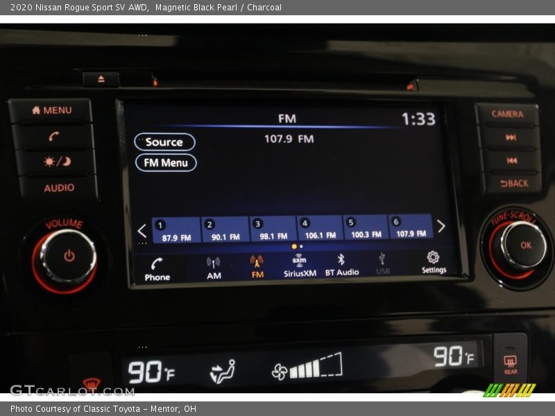 Magnetic Black Pearl / Charcoal 2020 Nissan Rogue Sport SV AWD