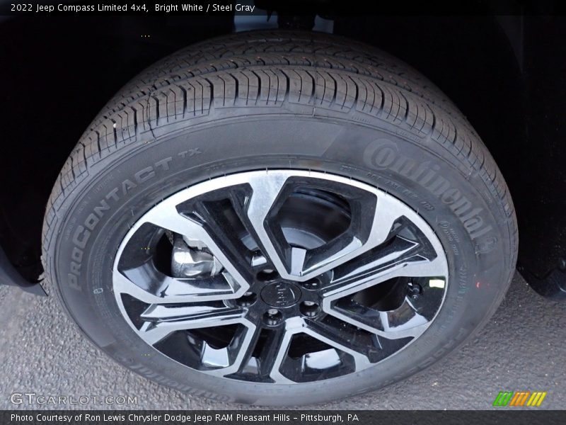 Bright White / Steel Gray 2022 Jeep Compass Limited 4x4