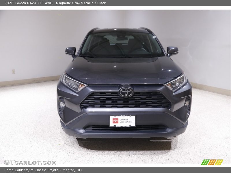Magnetic Gray Metallic / Black 2020 Toyota RAV4 XLE AWD
