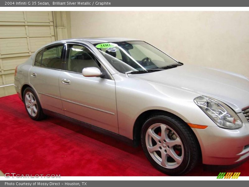 Brilliant Silver Metallic / Graphite 2004 Infiniti G 35 Sedan
