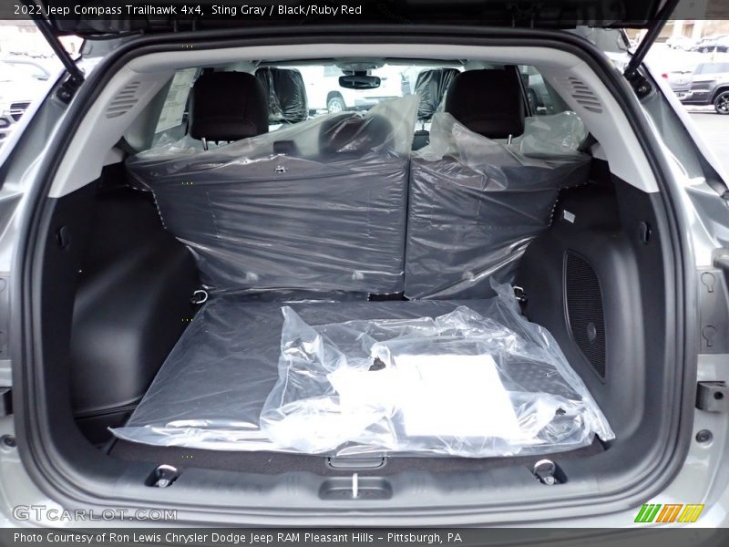 Sting Gray / Black/Ruby Red 2022 Jeep Compass Trailhawk 4x4