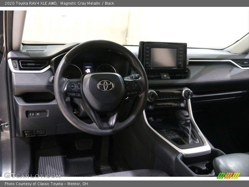 Magnetic Gray Metallic / Black 2020 Toyota RAV4 XLE AWD