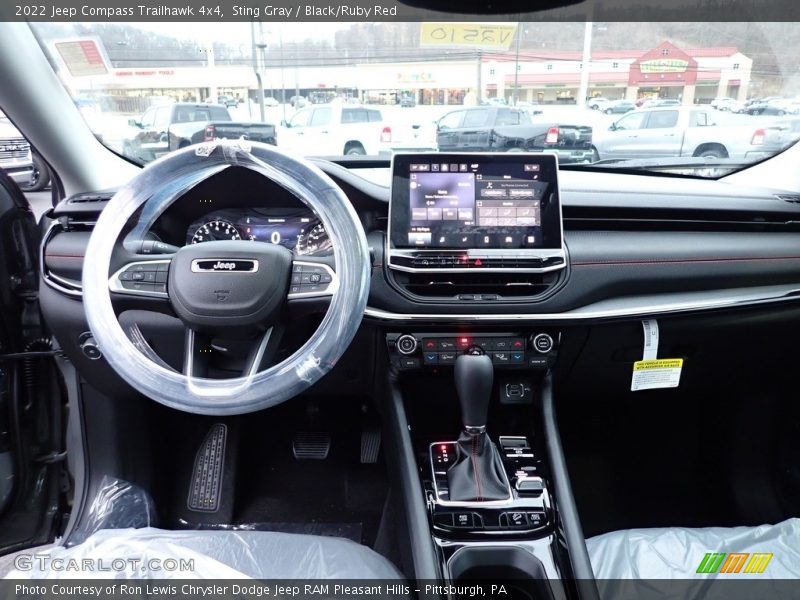 Sting Gray / Black/Ruby Red 2022 Jeep Compass Trailhawk 4x4