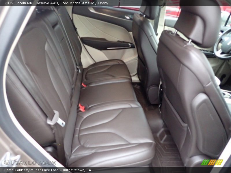 Rear Seat of 2019 MKC Reserve AWD