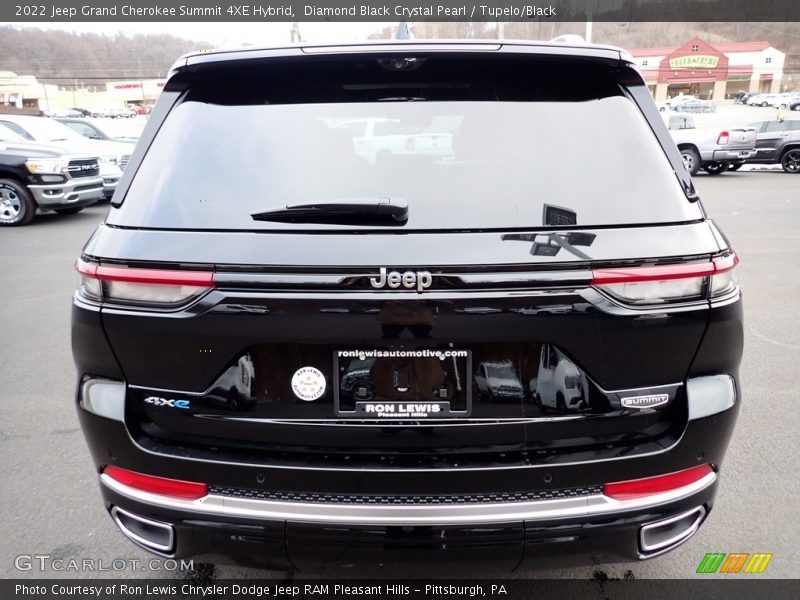 Diamond Black Crystal Pearl / Tupelo/Black 2022 Jeep Grand Cherokee Summit 4XE Hybrid