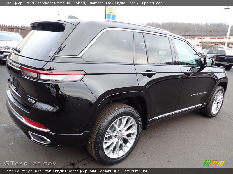 Diamond Black Crystal Pearl / Tupelo/Black 2022 Jeep Grand Cherokee Summit 4XE Hybrid
