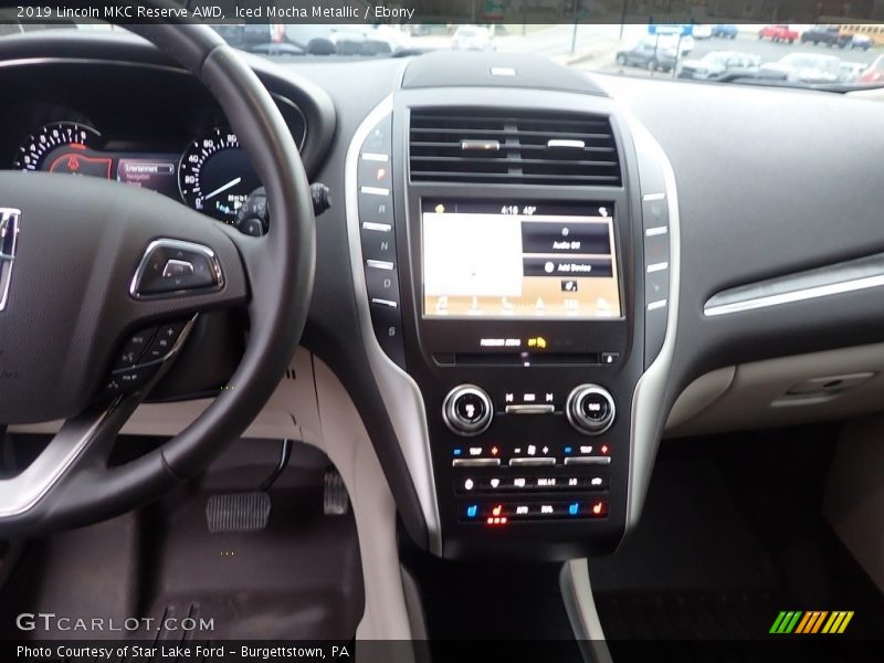 Controls of 2019 MKC Reserve AWD