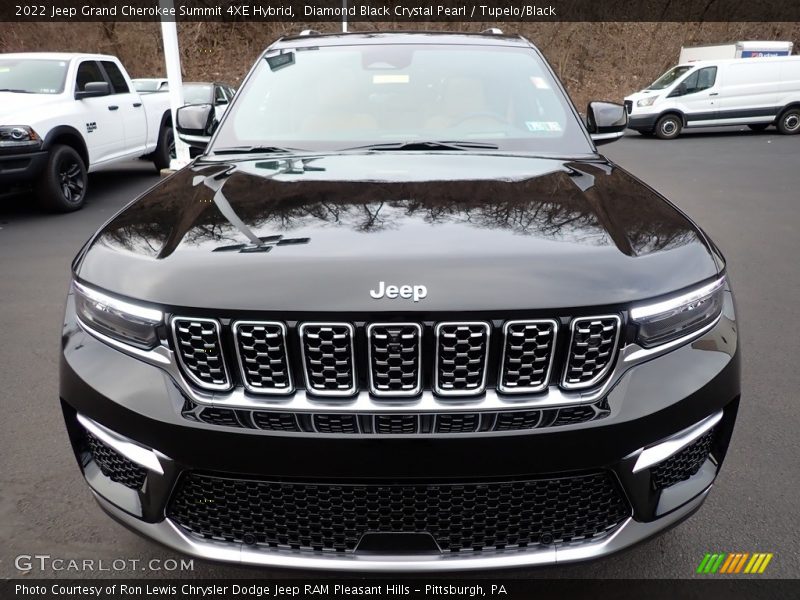 Diamond Black Crystal Pearl / Tupelo/Black 2022 Jeep Grand Cherokee Summit 4XE Hybrid