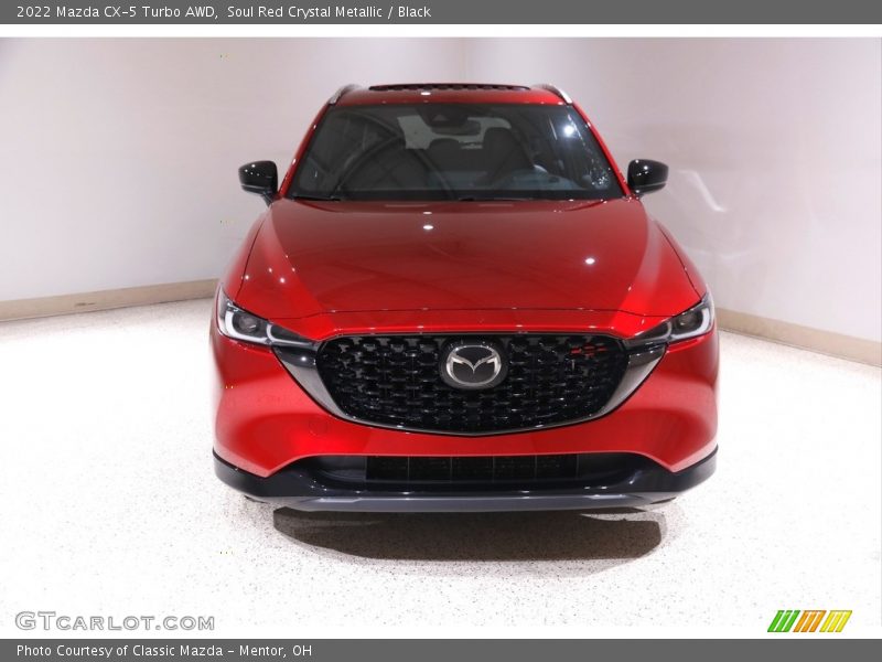 Soul Red Crystal Metallic / Black 2022 Mazda CX-5 Turbo AWD