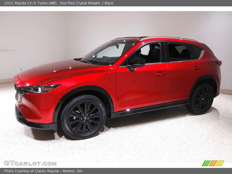 Front 3/4 View of 2022 CX-5 Turbo AWD