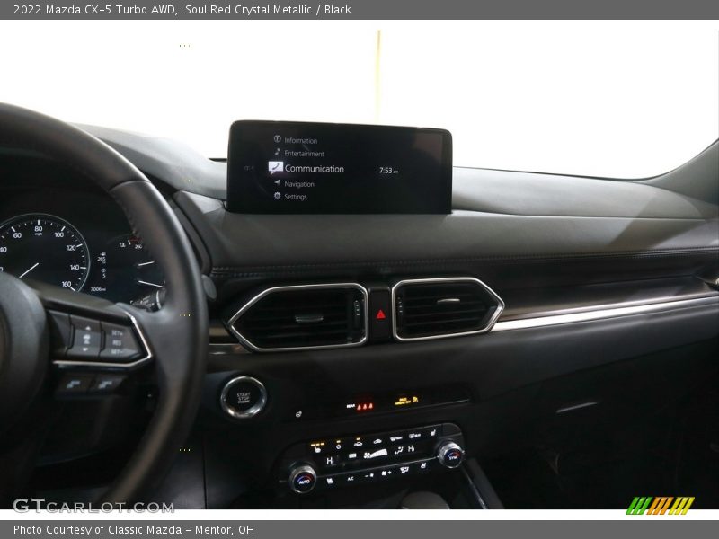 Soul Red Crystal Metallic / Black 2022 Mazda CX-5 Turbo AWD