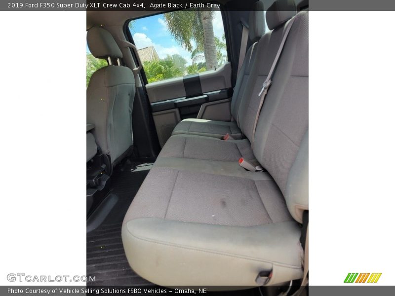 Agate Black / Earth Gray 2019 Ford F350 Super Duty XLT Crew Cab 4x4