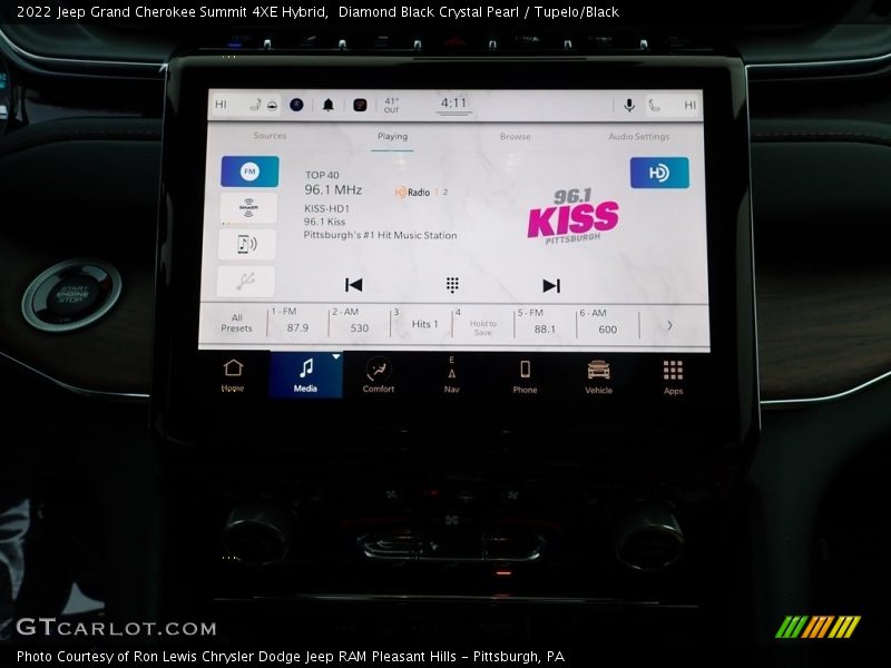 Diamond Black Crystal Pearl / Tupelo/Black 2022 Jeep Grand Cherokee Summit 4XE Hybrid