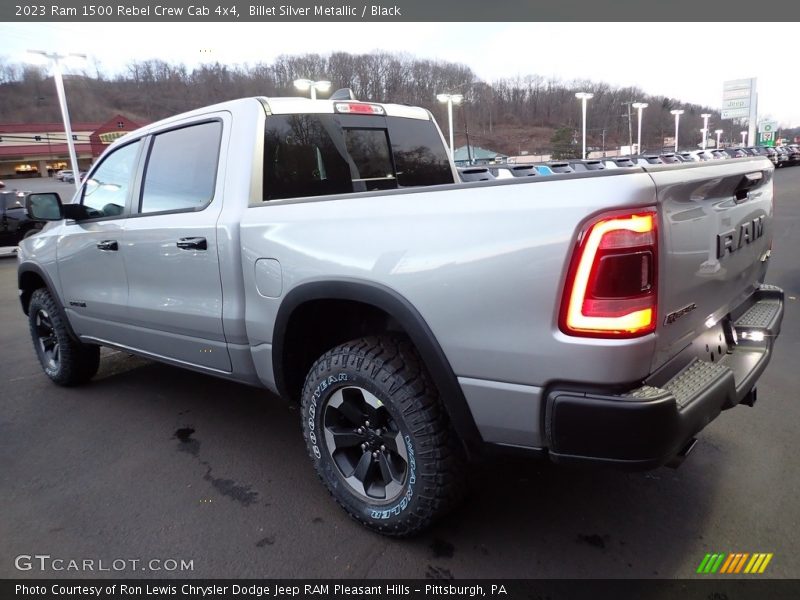 Billet Silver Metallic / Black 2023 Ram 1500 Rebel Crew Cab 4x4