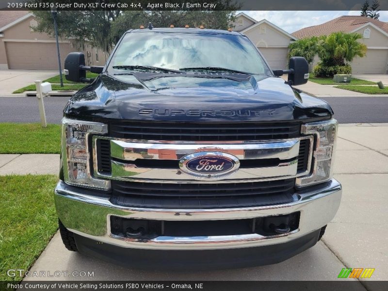 Agate Black / Earth Gray 2019 Ford F350 Super Duty XLT Crew Cab 4x4