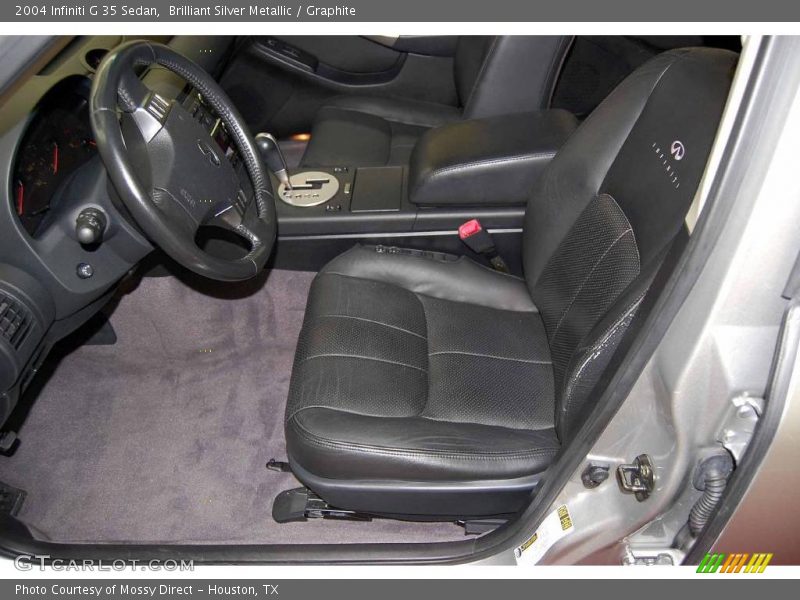 Brilliant Silver Metallic / Graphite 2004 Infiniti G 35 Sedan