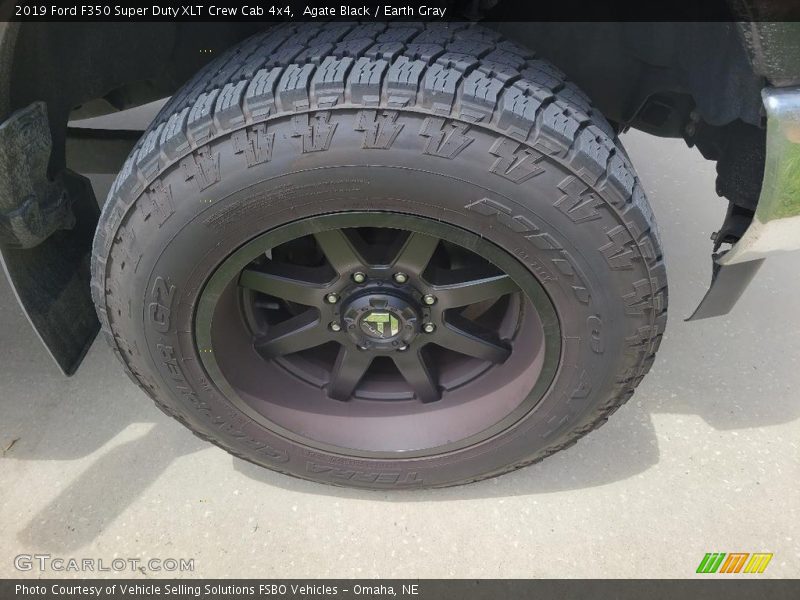 Agate Black / Earth Gray 2019 Ford F350 Super Duty XLT Crew Cab 4x4