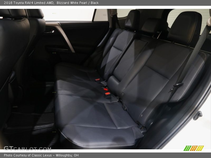 Blizzard White Pearl / Black 2018 Toyota RAV4 Limited AWD