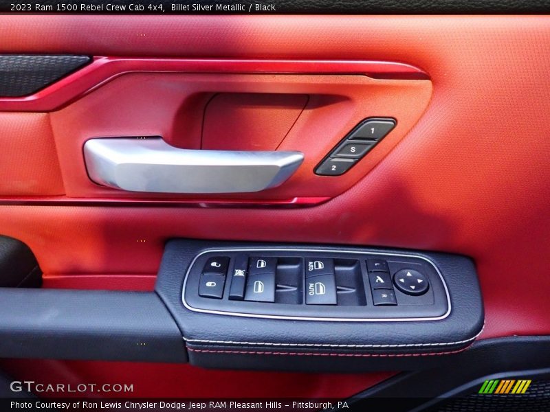 Billet Silver Metallic / Black 2023 Ram 1500 Rebel Crew Cab 4x4