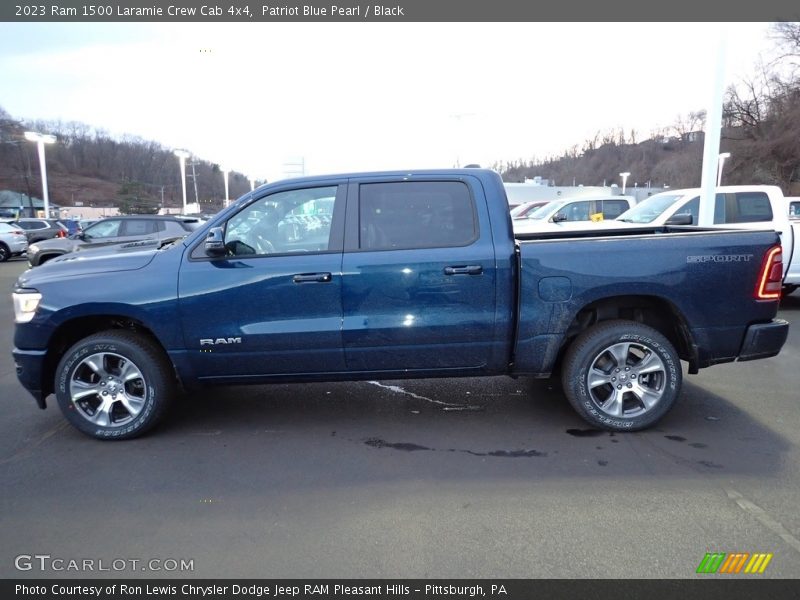  2023 1500 Laramie Crew Cab 4x4 Patriot Blue Pearl