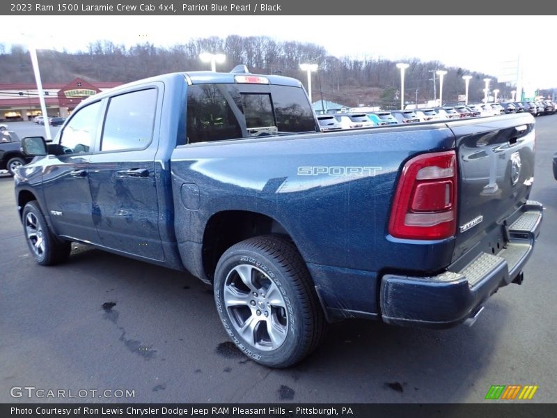 Patriot Blue Pearl / Black 2023 Ram 1500 Laramie Crew Cab 4x4